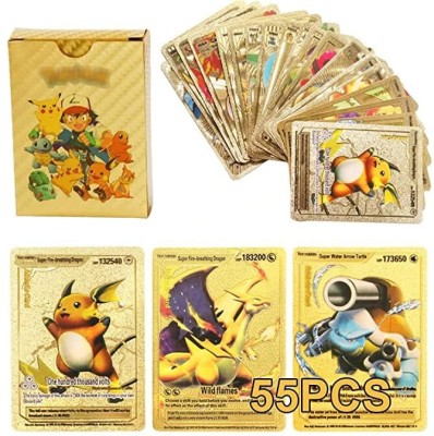 MAG BEE Playing Cards l 55 PCS Gold Foil Card TCG Deck Box-Rare Mystery Card…(Gold)