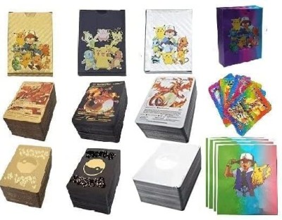 Mallexo Rare Cards Game For kids 220PCs Playing Trading Cards(AnyColor_Pok_Card_220PCs)(Multicolor)