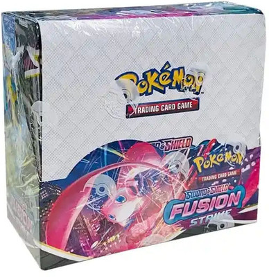 SALPITOYS POKE-MONS word & Shield Fusion Strike Booster Box 36 Packs (360 Cards)(MULTI COLORS)