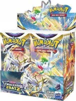 Craveon Pokémon (36 PCS Booster ) Sword & Shield Brilliant Trading UPDATED084(Multicolor)