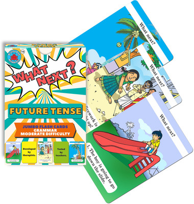 Brainy Bug Resources Action Words in Future Tense to learn English grammar(Multicolor)