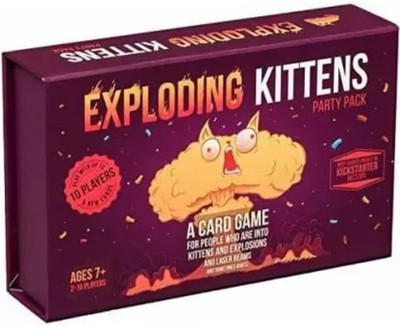Magnemite Exploding Kitten Party Pack Card and Board game(Multicolor)