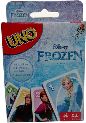 TMA ENTERPRISE UNO Frozen Edition – Magical Card Game for Kids & Fans(Multicolor)