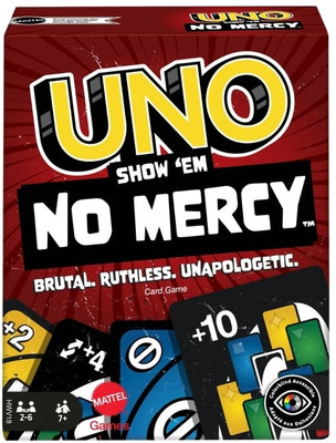 HEMVEDA ENTERPRISES UNO NO MERCY CARD GAME(Brown , Red , Yellow pj)