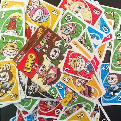 Kawai labubu card game UNO(Multicolor)