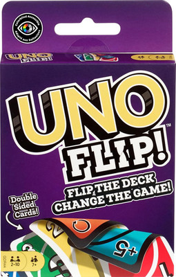 Lacasada UNO Kid Mattel Games Uno Flip Side Card Game, Multi Color(Multicolor)