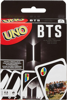 AL ATASH UNO BTS Cards Game, Special Photo Card Set, Flip Uno Playing Card Deck(Multicolor)
