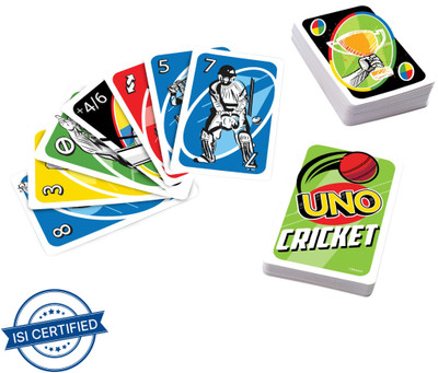 mattel GAMES UNO Cricket Card Game(Multicolor)