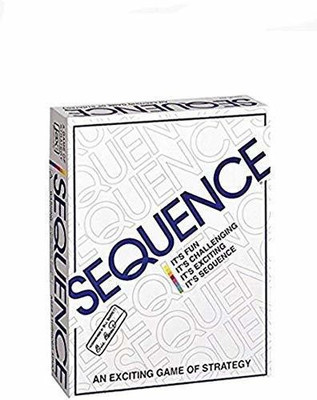 AL ATASH Sequence Board Game, Game for The Entire Family, Make 5 in a Series Card Game Party & Fun Board Game