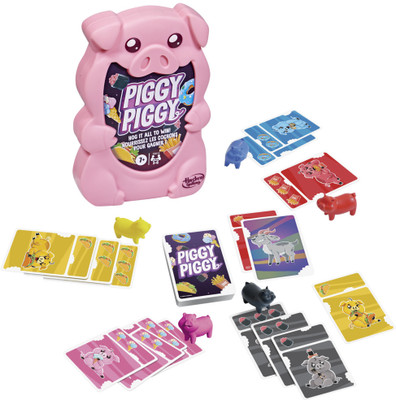 Hasbro Piggy Piggy Family Card Game(Multicolor)