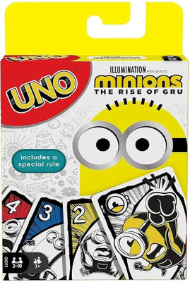 Space Age Uno Playing Card Game minion edition for Family for kids age 7 Yrs and above(Multicolor)