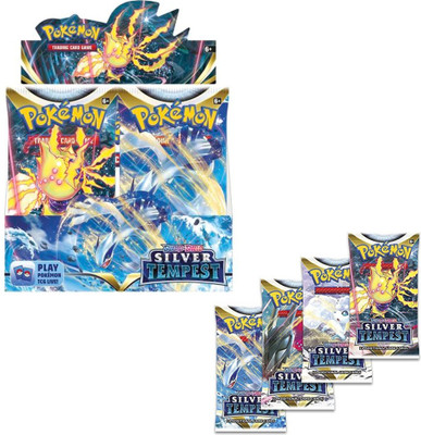 AncientKart Silver Tempest 36 booster packs with shinning cards EX,GX,Vmax,V,Vstar and more(Multicolor)