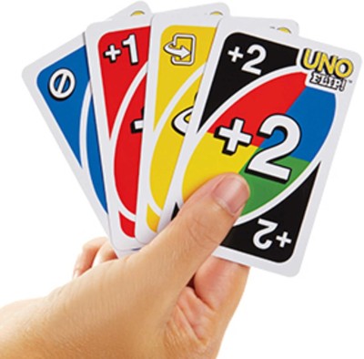 littlewish UNO Playing Card Game for Family Night, Travel Game & Gift Set for Kids.(Multicolor)
