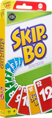 GKNEX skip bo card game fun for family and kids age 7Y+ 2-6 players (162 cards)(Multicolor)