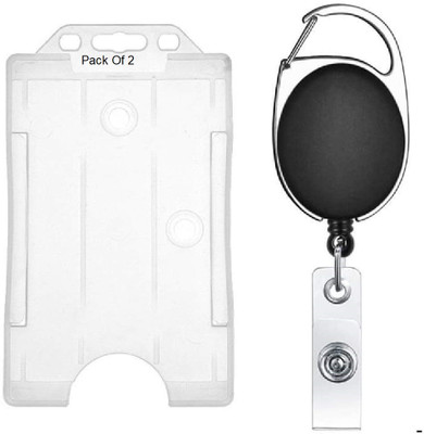 SHINING ZONN 1 Card Holder(Set of 2, White)