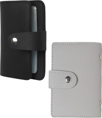 Flipkart SmartBuy 24 Card Holder(Set of 2, Grey, Black)
