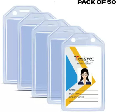 NSSP 1 Card Holder(Set of 50, White)
