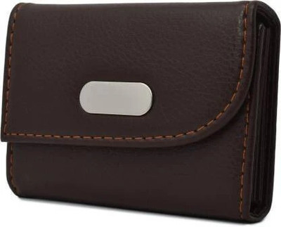 Adoere 8 Card Holder(Set of 1, Brown)