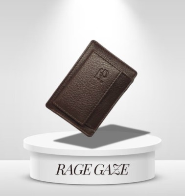 RAGE GAZE 2 Card Holder(Set of 1, Brown)