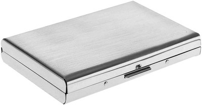 UJJi 6 Card Holder(Set of 1, Silver)