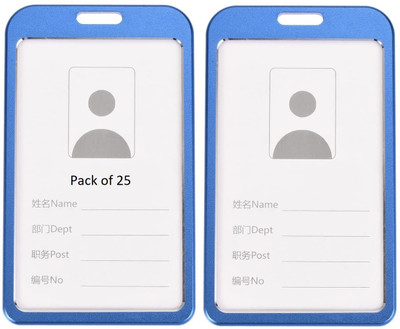 SHINING ZON 1 Card Holder(Set of 25, Blue)
