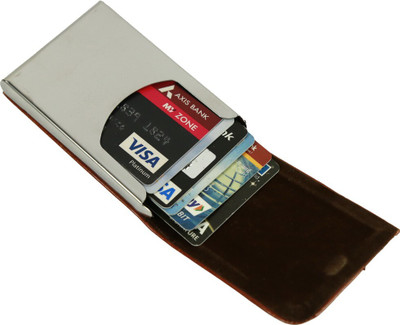 Kan 6 Card Holder(Set of 1, Brown)