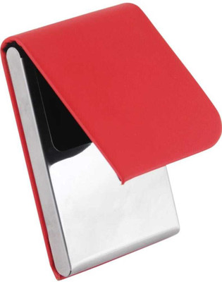 DALVA 10 Card Holder(Set of 1, Red)