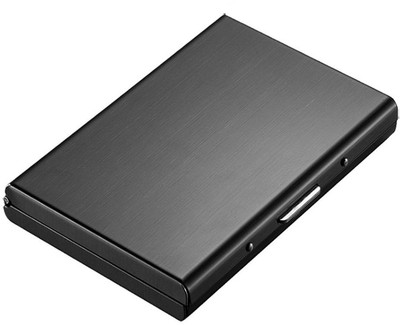 Encelade 6 Card Holder(Set of 1, Black)
