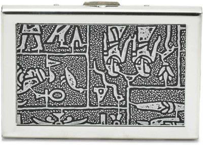 Yellowcoin 6 Card Holder(Set of 1, Silver)