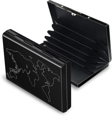 Labnoft 6 Card Holder(Set of 1, Black)