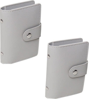Encelade 24 Card Holder(Set of 2, Grey)