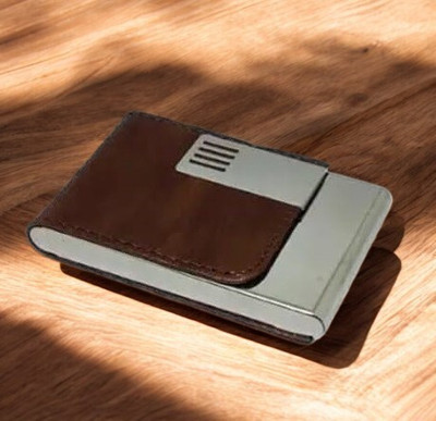 VINSAGE 12 Card Holder(Set of 1, Brown)