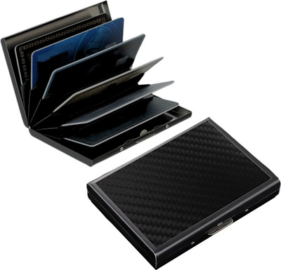 OFIXO 6 Card Holder(Set of 1, Black)
