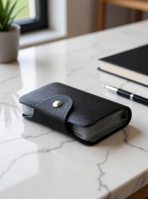 KOHZO 10 Card Holder(Set of 1, Black)