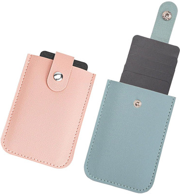 GVJ TRADERS 2 Card Holder(Set of 2, Multicolor)