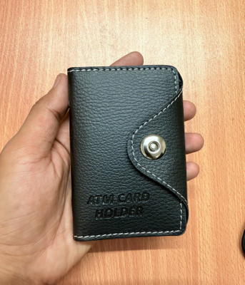 A R ENTERPRISES 15 Card Holder(Set of 1, Black)