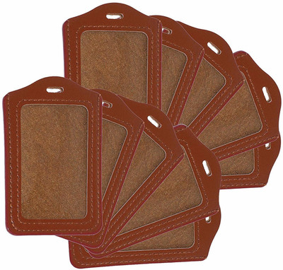 Speny 10 Card Holder(Set of 10, Brown)