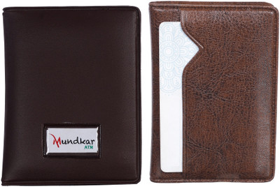 Poland 6 Card Holder(Set of 2, Tan, Black)
