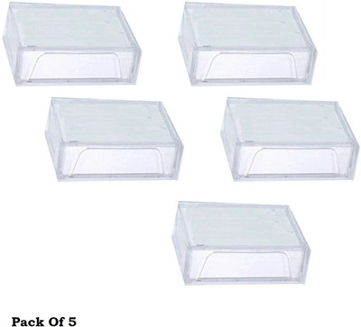 MAHADEVSHOP 1 Card Holder(Set of 1, Silver)