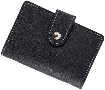 Encelade 24 Card Holder(Set of 1, Black)