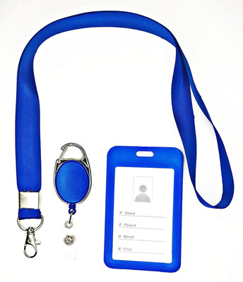 Balaji 1 Card Holder(Set of 1, Blue)