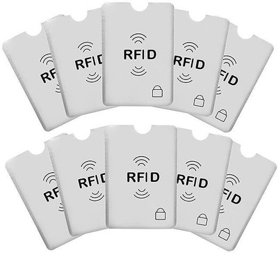 VELAREST 1 Card Holder(Set of 10, Silver)