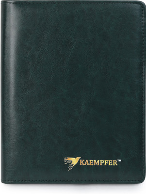 KAEMPFER FAUX LEATHER Document Organizer Folder(Set Of 1, Green)