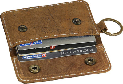 Style 98 6 Card Holder(Set of 1, Tan)
