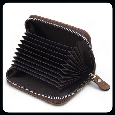 deadlook 9 Card Holder(Set of 1, Brown)
