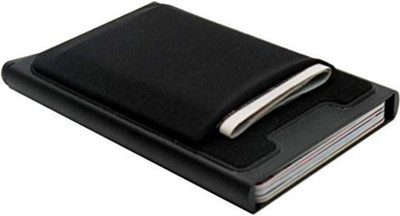 Flipkart SmartBuy Aluminium Exclusive RFID Blocking Automatic Pop-Up 6 Card Holder(Set of 1, Black)