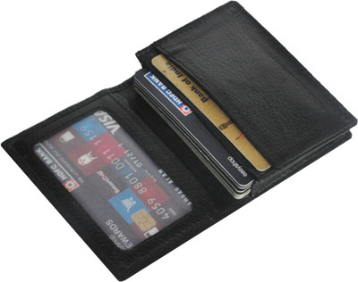 DUO DUFFEL 10 Card Holder(Set of 1, Black)