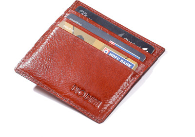 DUO DUFFEL 6 Card Holder(Set of 1, Brown)