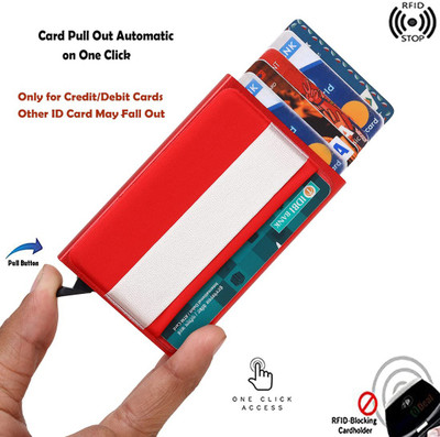 Style 98 7 Card Holder(Set of 1, Red)