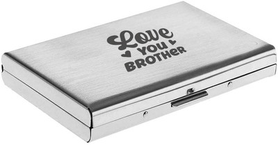 UJJi 6 Card Holder(Set of 1, Silver)
